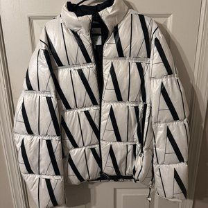 Armani Exchange Logo All Over Puffer Jacket
